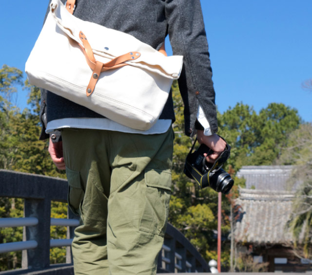 【美品】佐藤防水店 トートバッグ　2wayバッグ ツーウェイ／Mサイズ | 佐藤防水店 大分のテント・オリジナルバッグ